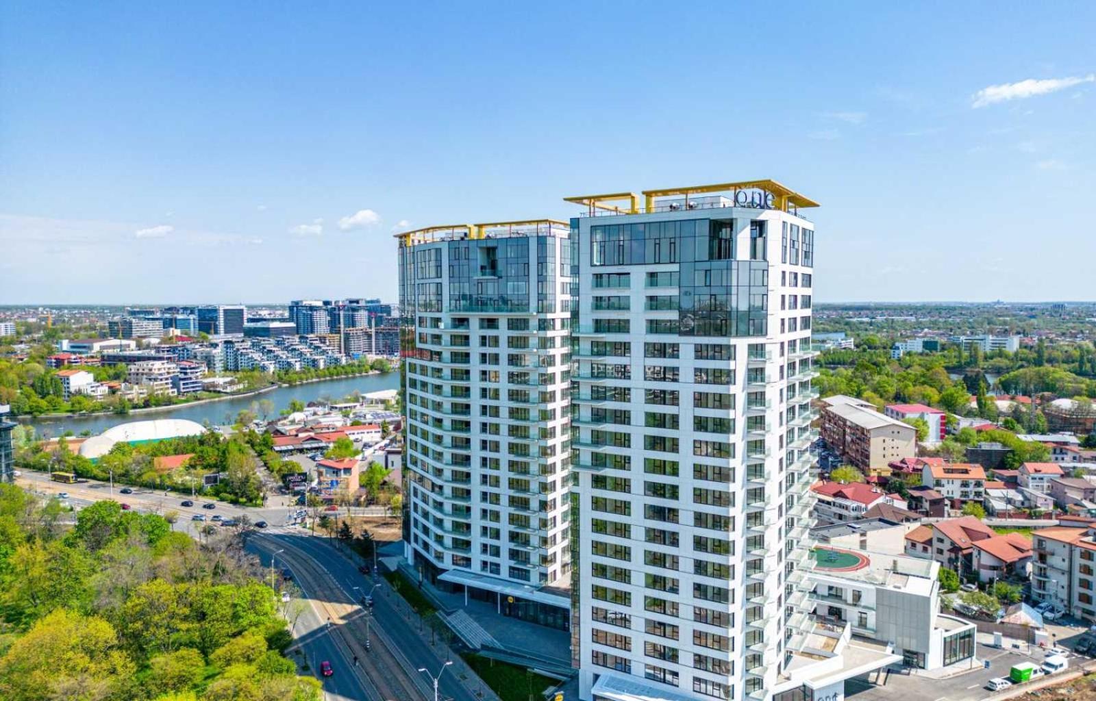 One Verdi Park Exclusive Apartments - Panoramic View & Private Parking 布加勒斯特 外观 照片