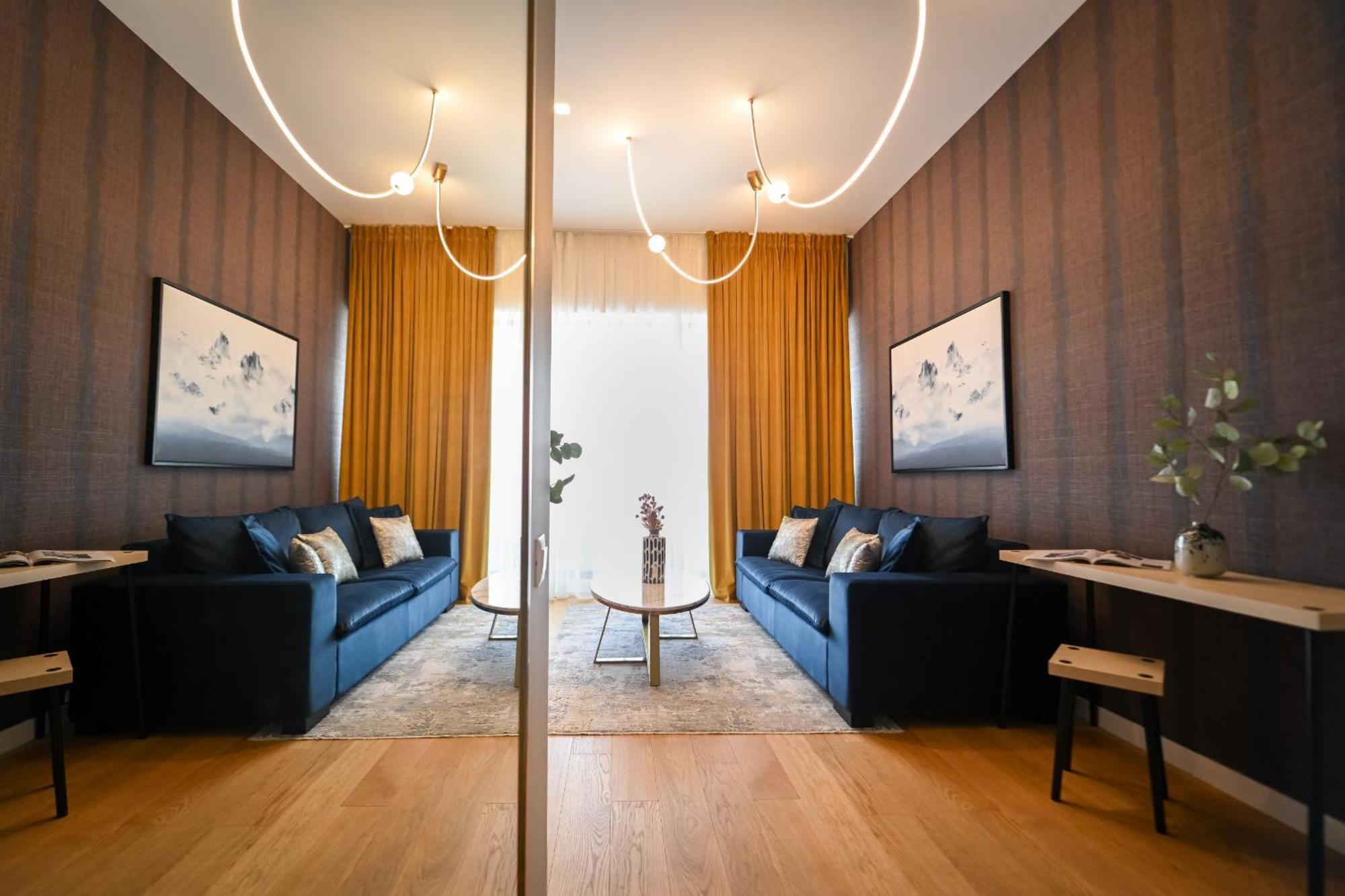 One Verdi Park Exclusive Apartments - Panoramic View & Private Parking 布加勒斯特 客房 照片
